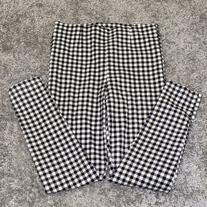 Forever 21 Black and White Checkered Leggings